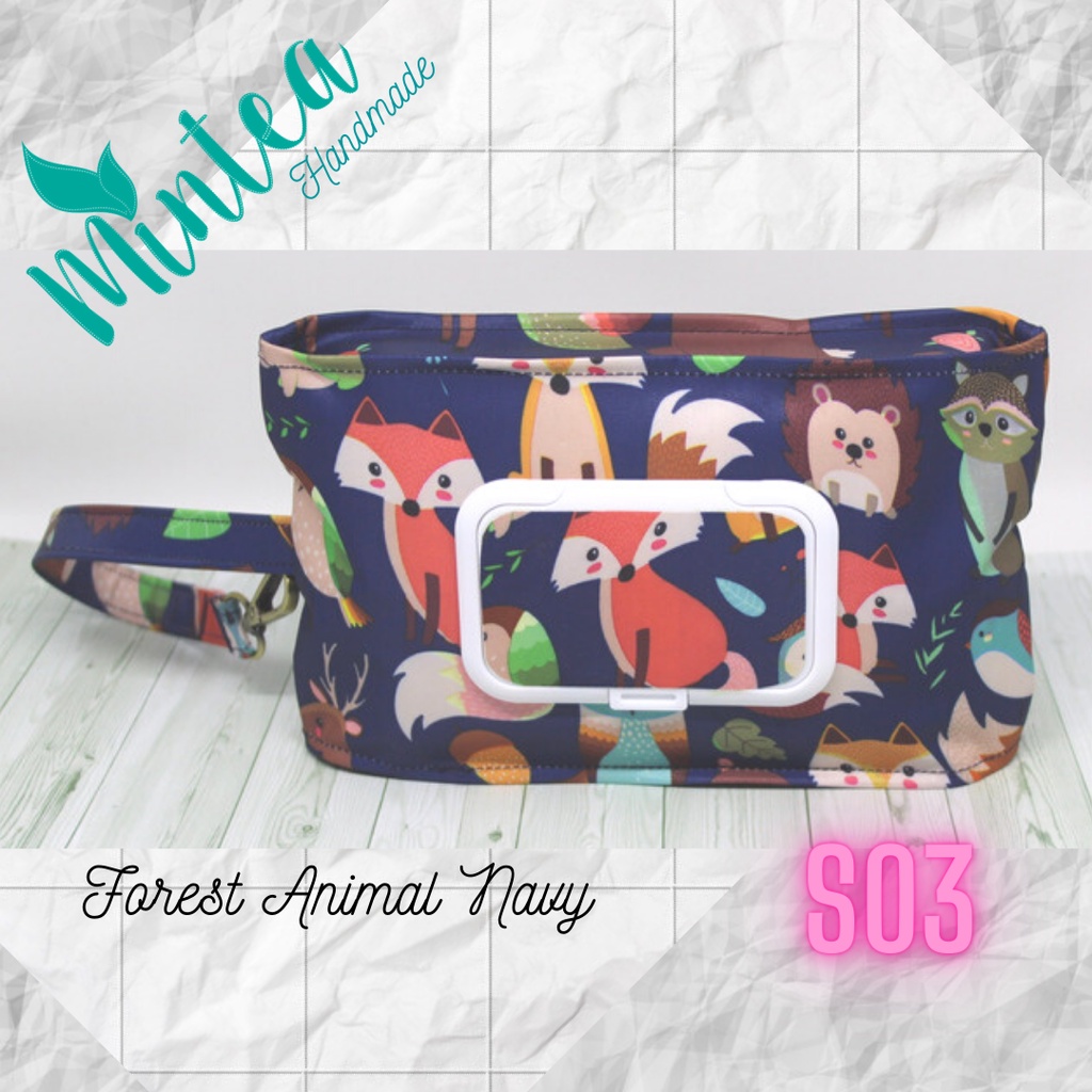 Mintea tempat tisu 2 in 1 (gratis Tisu basah dan kering) Tisu basah dan kering vol 1 S01-S57