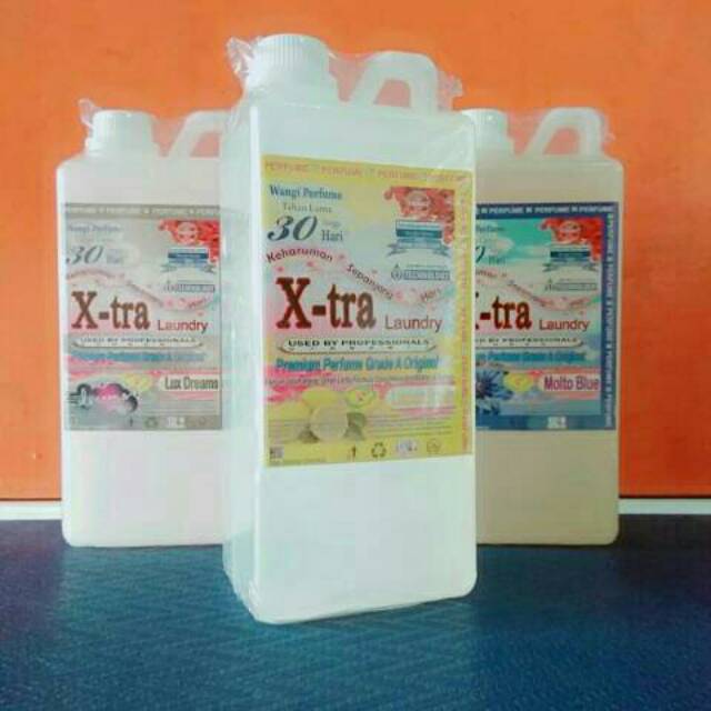 [ xtra laundry 1000ml ] parfum pakaian parfum laundry finishing kualitas laundry profesional franchi