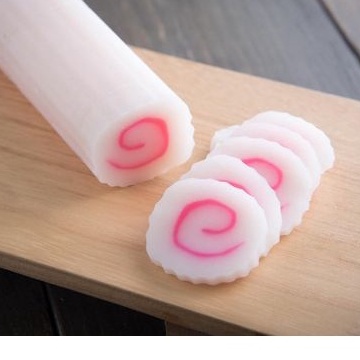 NARUTOMAKI Fish cake 160 g │ Kamaboko Pasta Ikan Import Surimi Topping Ramen