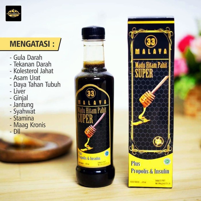 

MADU PAHIT INSULIN/MADU SAMBILOTO MALAYA 33