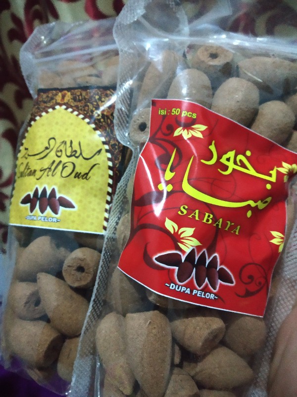 Dupa Kerucut Krucut Menyan Peluru Gahru Pelor Perbungkus Isi 50 Butir Gaharu Aroma Wangi