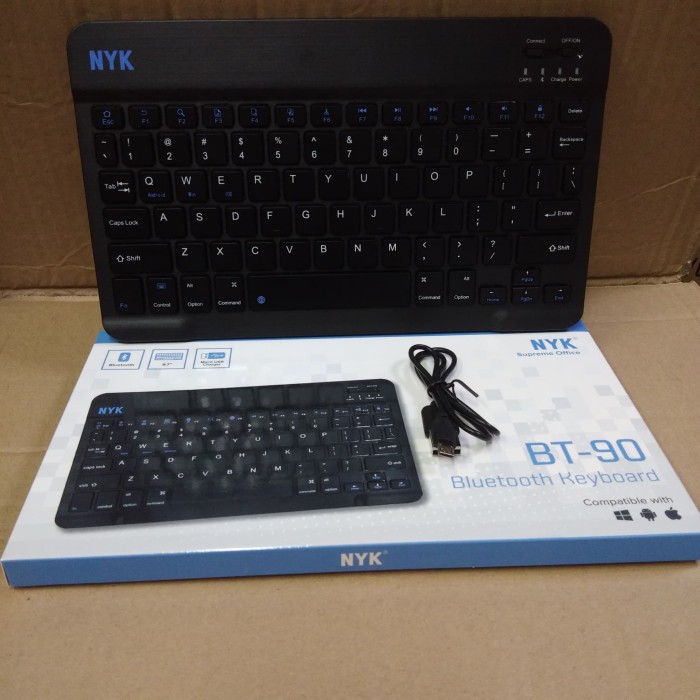 NYK BT-90 Keyboard Mini Bluetooth Slim rechargeable battery