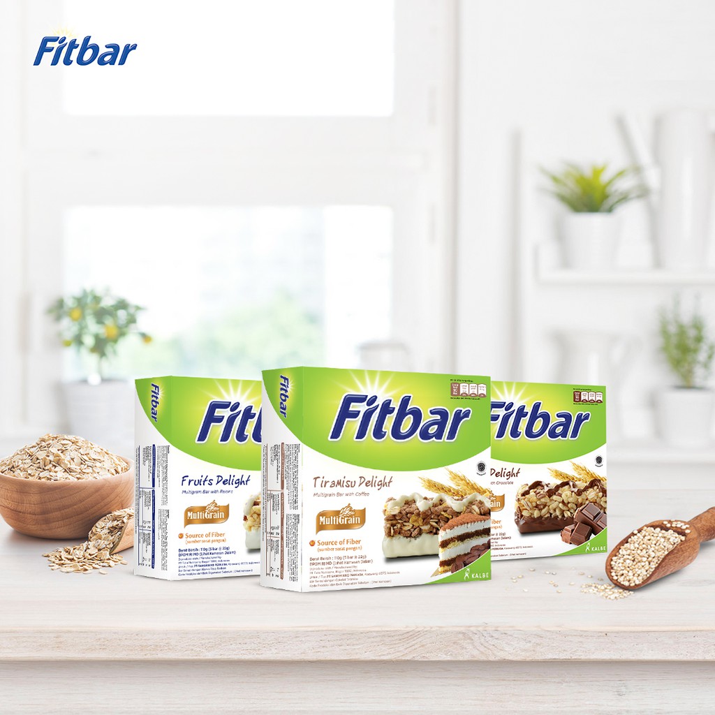 ( TERMURAH ) FITBAR ISI 5 PCS / CEMILAN INSTAN UNTUK DIET 1 BOX ISI 5 PCS