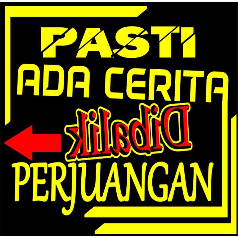 STIKER MOBIL TRUK STICKER KATA2 KACA SAMPING /BODY SAMPING RAGASA CANTER ELP L300 pick up