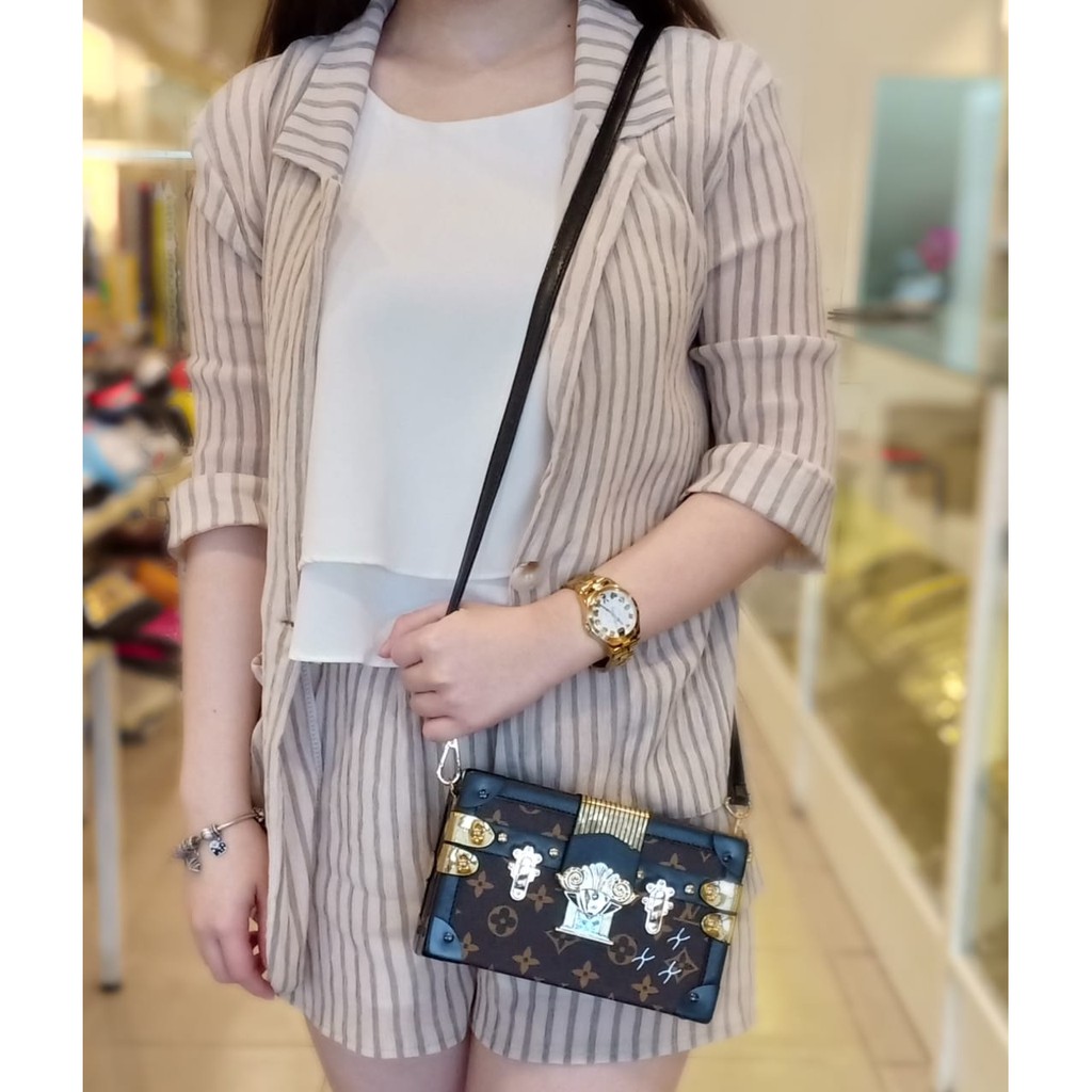 PROMOOO  CLUTCH PESTA MURAH CLUTCH LV PETITE MALLE 301-1 TAS TANGAN MURAH TAS BATAM MURAH