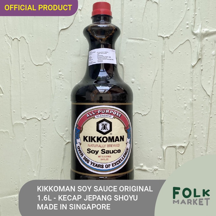 

KIKKOMAN Soy Sauce Original 1.6L - Kecap Jepang Soy Sauce Import