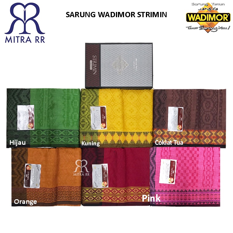 Sarung Tenun Wadimor Strimin Mercerized Sarung Dewasa