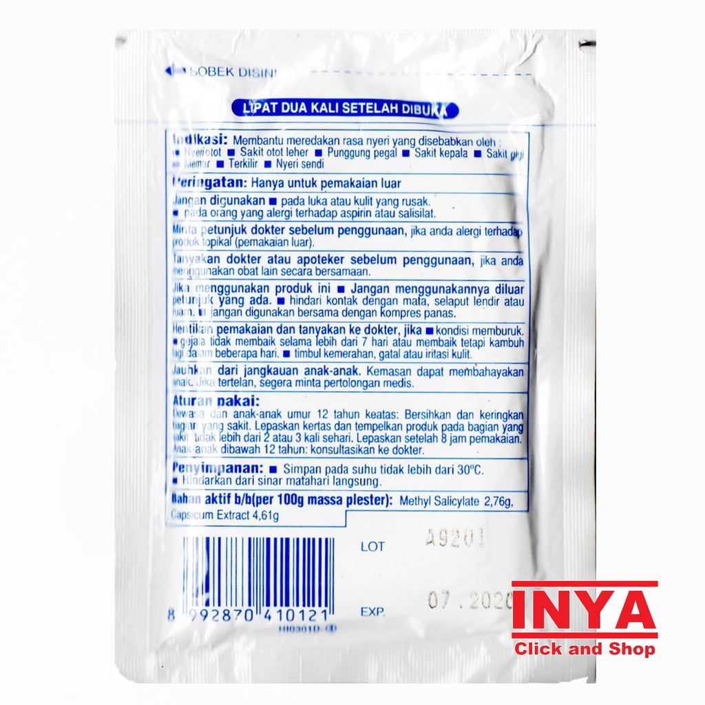 SALONPAS HISAMITSU Pack isi 12x1 Lembar - Muscle Medicated Patch - Koyo