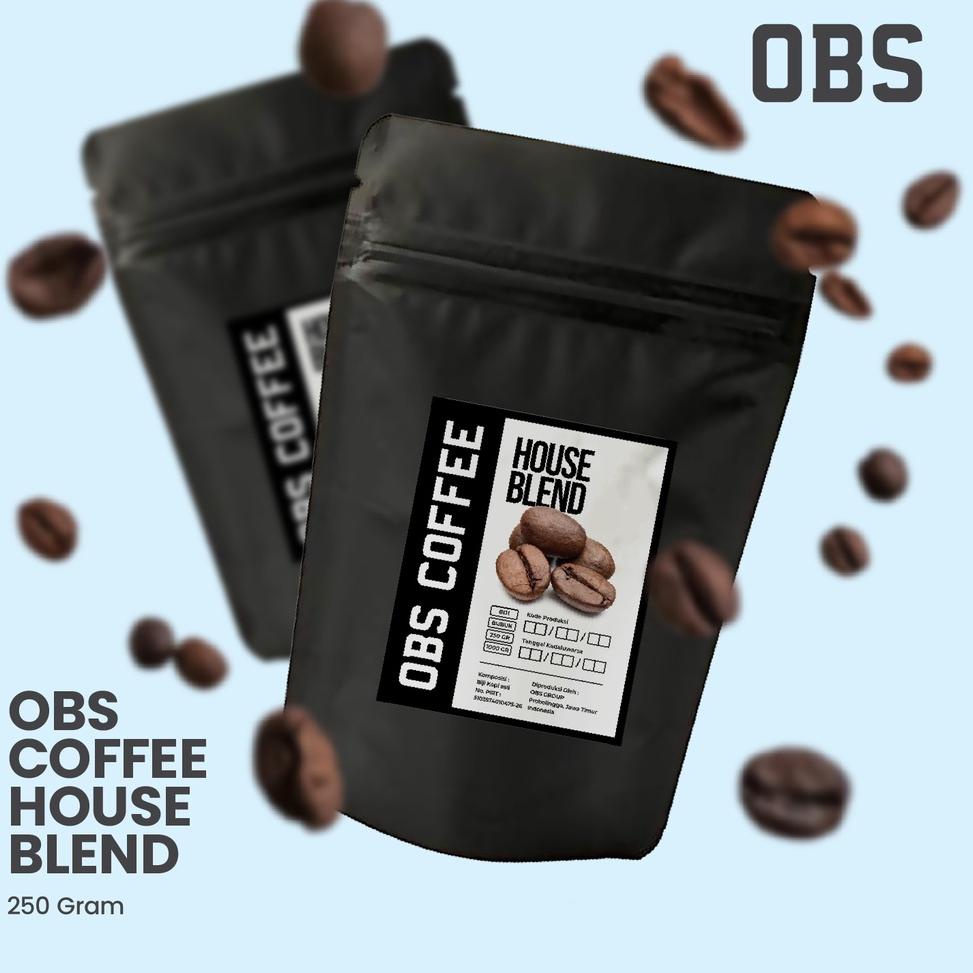

PRODUK TREND Kopi Houseblend 250 gram Biji/Bubuk | Arabika Robusta 250 gr | OBS Coffee House Blend 250gr ♗ 893