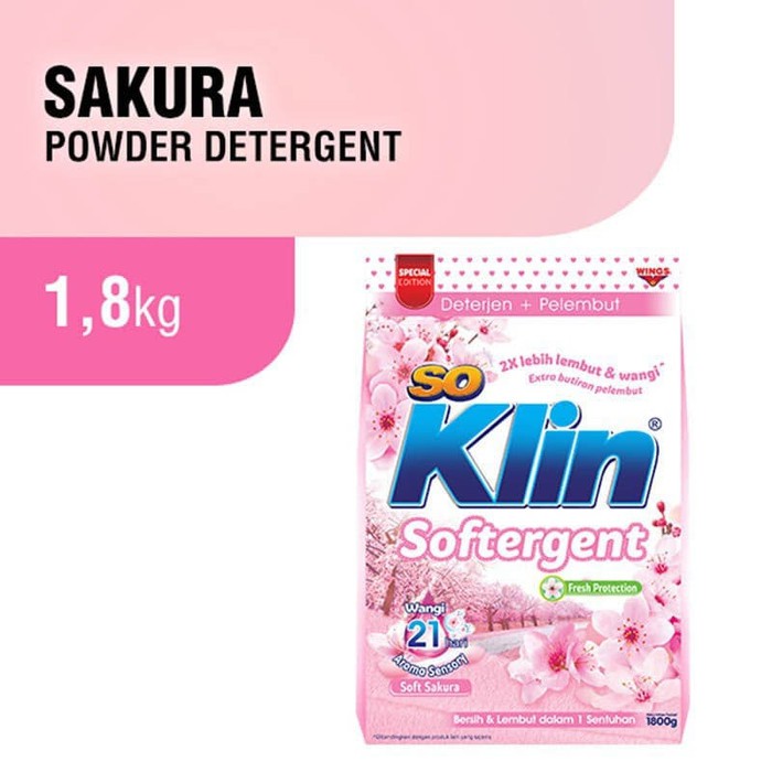 

SOKLIN SOFTERGENT SAKURA 1800 GR