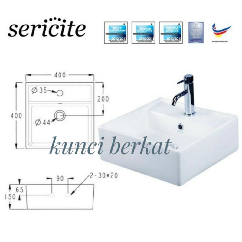 Wastafel Sericite Komplit 2050/Wastapel Inno