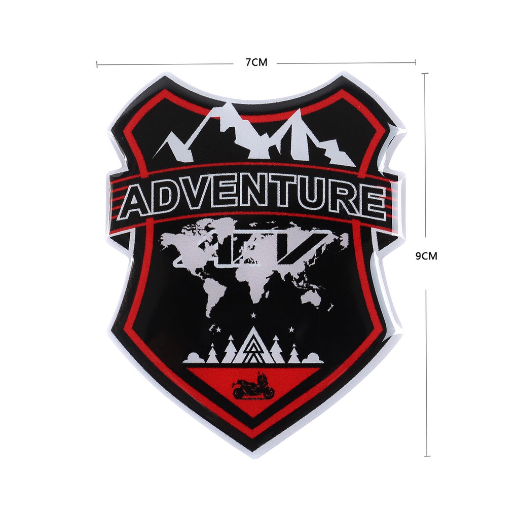 Stiker Kaca Depan Mobil Motif Tulisan ADV Adventure Untuk BMW Honda Yamaha Moto Guzzi Benelli