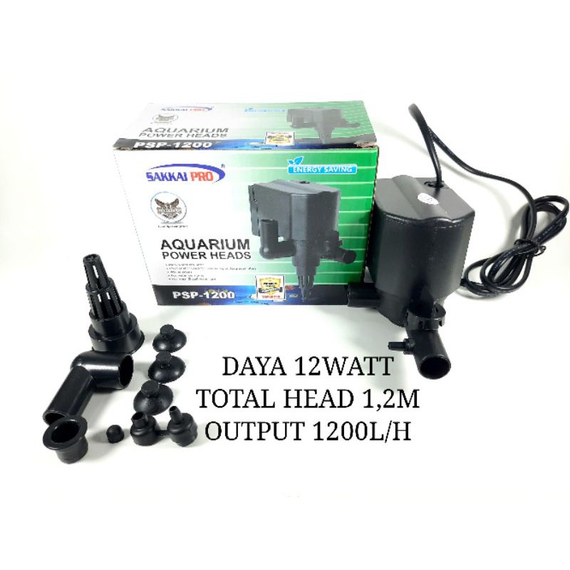 Promo pompa aquarium SAKKAI PRO PSP 1200