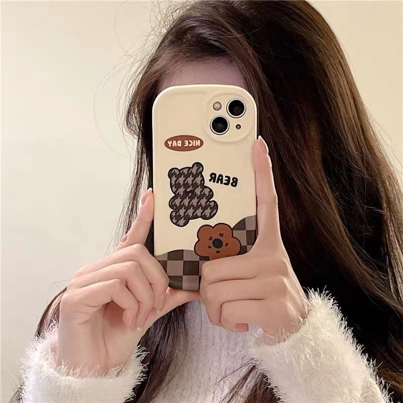 Case Desain Beruang Unik Untuk iPhone 12 13 11 Pro Max X Xs Max Xr ihfgb