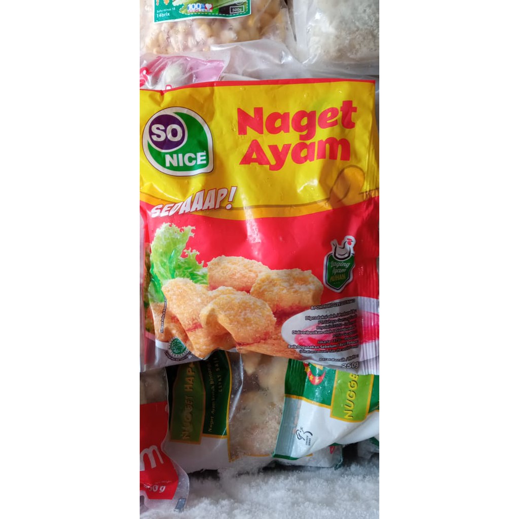 

SO NICE NUGGET AYAM 250 gr