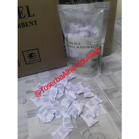 

LAINNYA-KEMASAN-MINUMAN- SILICA / SILIKA GEL NATURAL ECERAN KHUSUS MAKANAN GRADE A HARGA GROSIR