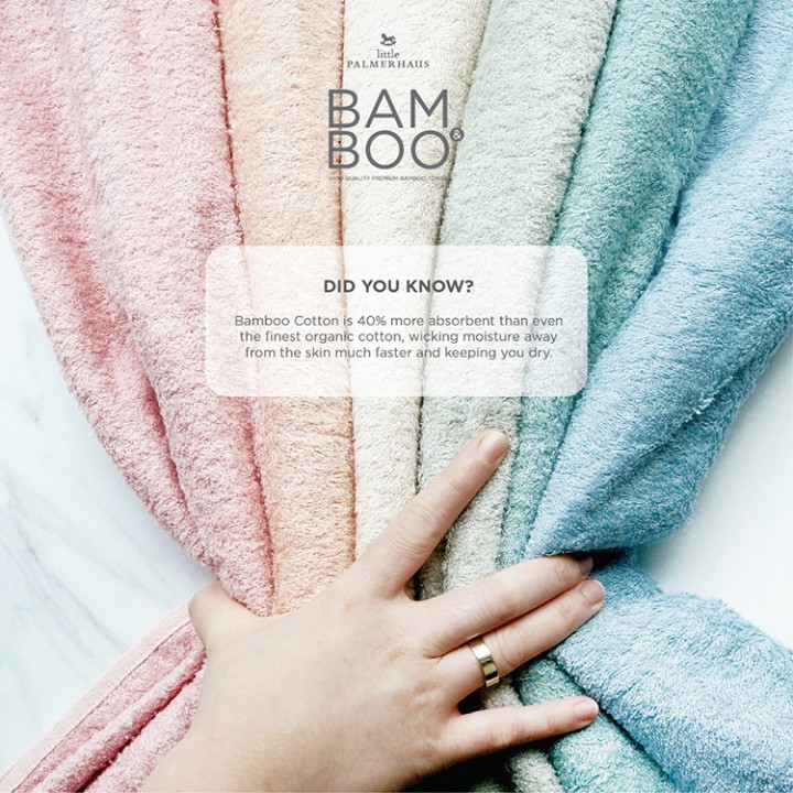 Palmerhaus Bam and Boo Towel 60 x 120 Handuk Bayi Bamboo / handuk bayi murah / handuk bayi serap air-4