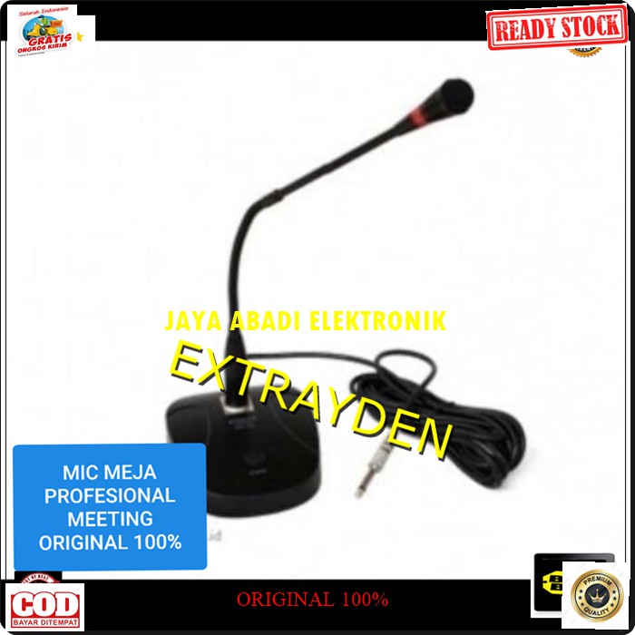 G172 KREZT MIKROPHONE MICBISA UN MEJA CONDENSER MIK TABLE DESK STANDING ELECTRET CONDENSOR COCOK UNTUK SEGALA JENIS ACARA MIKROPHONE PODIUM MIMBAR PEKA SENSITIF ORI ASLI PROFESIONAL PRO AUDIO SOUND SISTEM METING VOKAL PANGGUNG DJ STUDIO PAKAI BATERAI