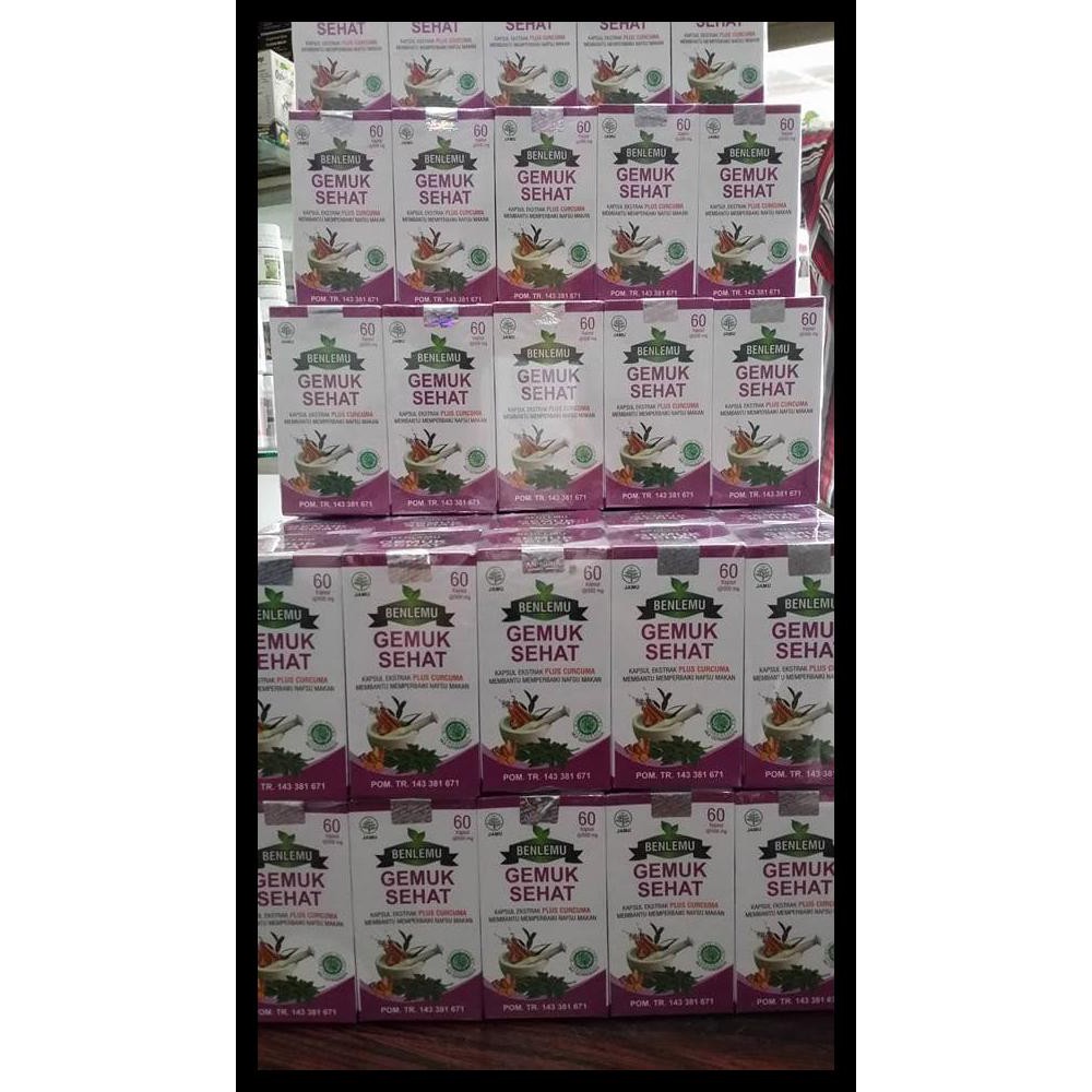 Kapsul Benlemu Gemuk Sehat Herbal Inti Sehat