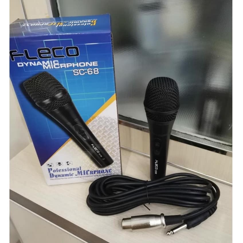 Microphone Kabel Dynamic Fleco SC-68