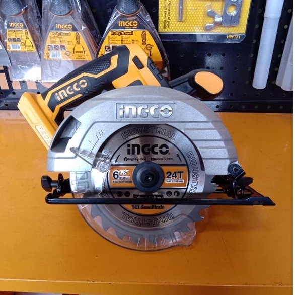 Ingco Gergaji Potong Kayu Circular Saw 6.5 Inch Cordless CSLI1651