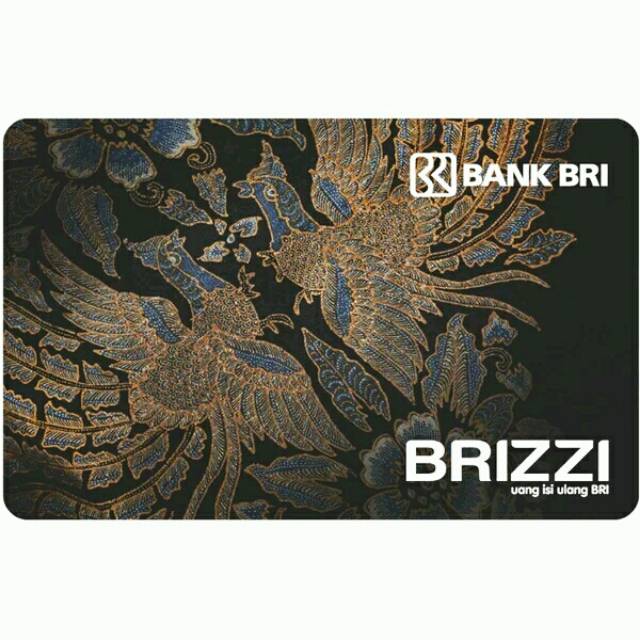 BRIZZI BRI - edisi Batik ORI /Like eMoney eTOLL Tapcash or Flazz