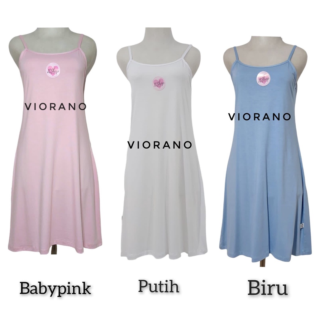 Tanktop Tali Kecil Wanita Model Panjang Midi Muat Jumbo XXL Bahan Premium Berkualitas / Tentop Cewek Polos Longdress Tali Adem Super Soft Fit XXL  Tengtop Dress Panjang Tebal Lembut