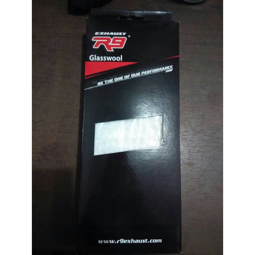 glasswool gaspul gasbul R9 knalpot peredam racing asli