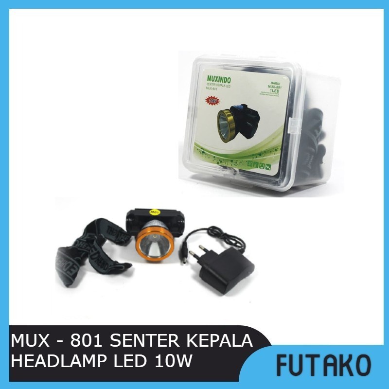 FUTAKO SENTER KEPALA HEADLAMP SUPER LED 10 WATT