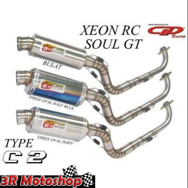CLD RACING KNALPOT YAMAHA XEON XEON RC C2 OVAL C2 BULAT ORIGINAL