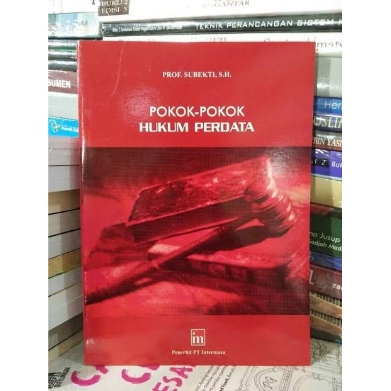 

POKOK-POKOK HUKUM PERDATA (Prof. Subekti, S.H)