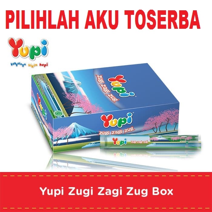 YUPI ZUGI ZAGI ZUG BOX - ( HARGA 1 DUS ISI 20 BOX )