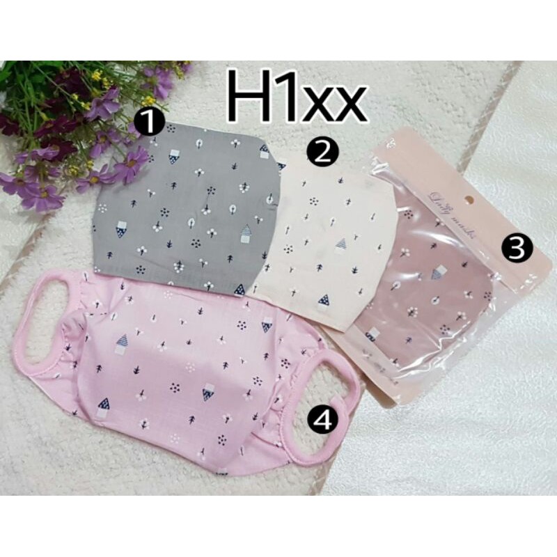 masker mulut wanita kode H1xx