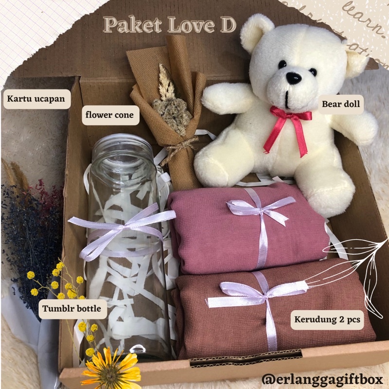 Paket Love / Kado Ulang Tahun / Graduation / Wisuda / Anniversary / Hampers Murah / Kado Cewek / Cowok / Paket Hemat