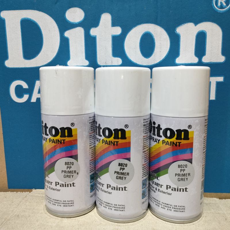 Jual Pilok Pilox Cat Diton Primer Grey Epoxy Abu Abu Dasar Cc Cat Semprot Diton Pilok