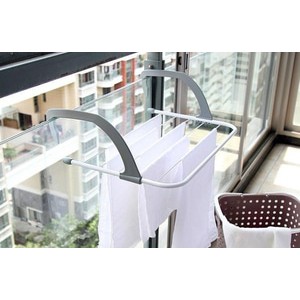 Rak Jemuran Lipat Indoor Outdoor Balkon (ZB17)