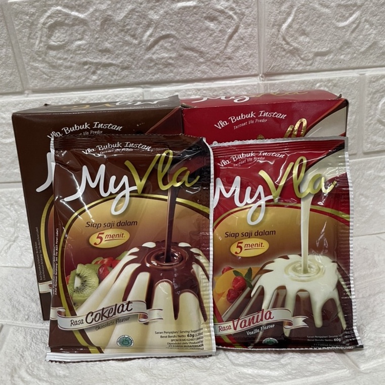 

My Vla Vanila / Coklat NUTRIJELL Vla Bubuk Vla Pudding 63gr