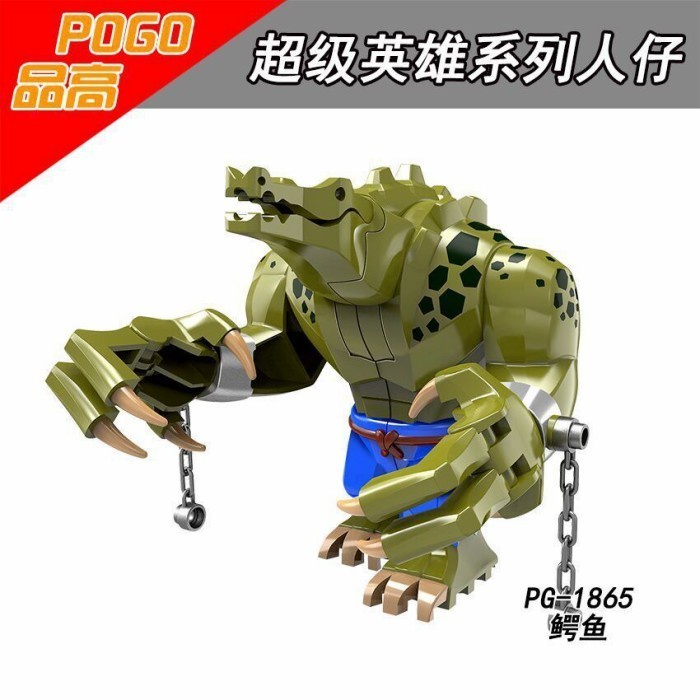 Lego Killer Croc Big Minifigure DC Batman Joker Widow Superman