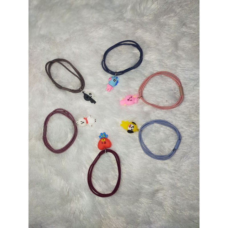 Ikat Rambut BTS / Karet Rambut BT21 / Karet Gelang BTS / BT21