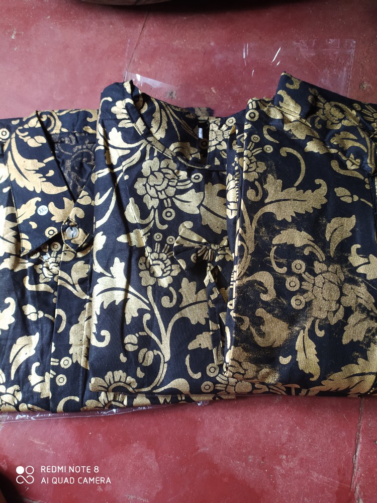 Baju Batik Couple Keluarga Prada