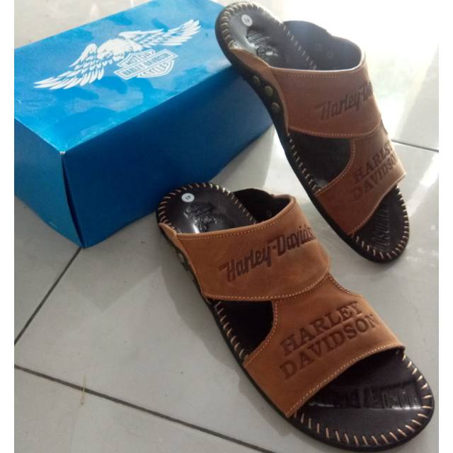 Sandal Kulit pria original 100% terbaru