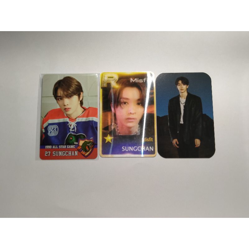 NCT Sungchan trading card 90s love postcard tin case