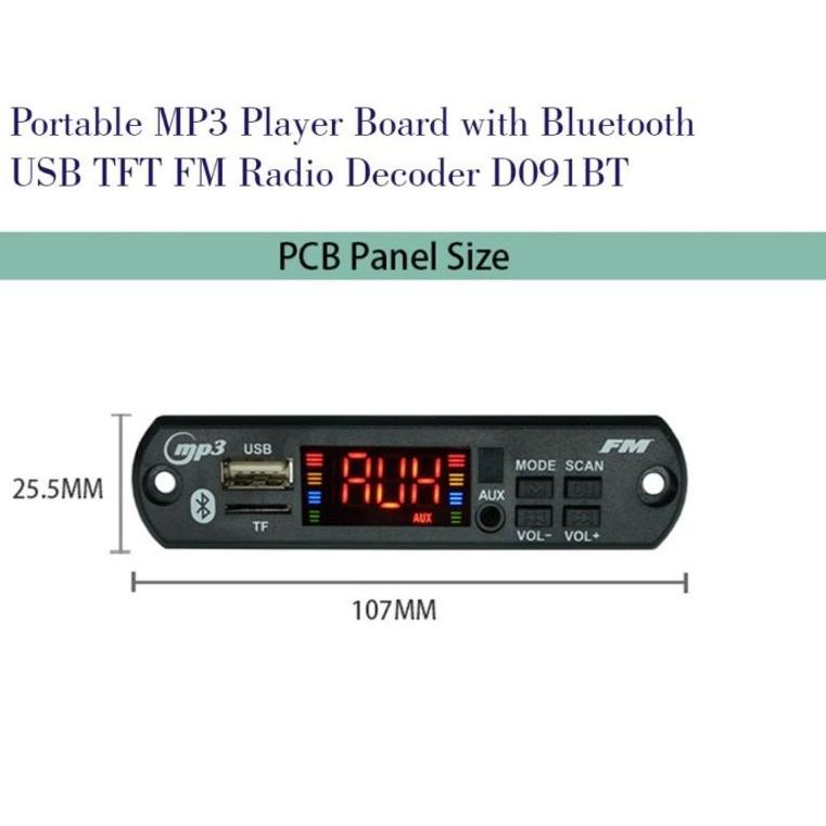 Jaman Now.. MP3 Player portable with Bluetooth USB TFT FM Radio D091BT V5.0 81