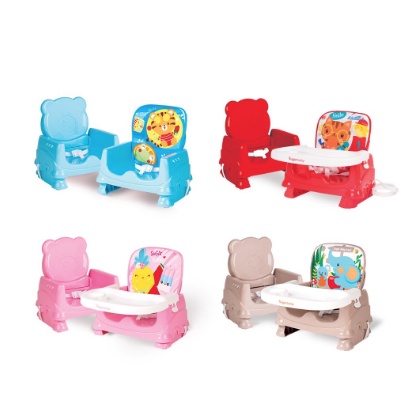 Sugar Baby Hello Bear Booster Seat Brown Sugar Cokelat Kursi Makan Bayi