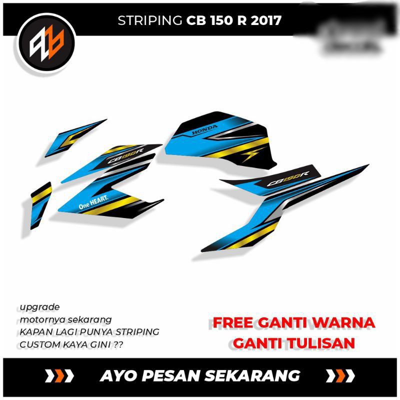 stricker motor cb150R old / sriping motor Honda CB150R street old