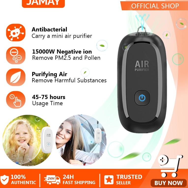 {CPG.21Jl22в} JAMAY Air Purifier M8 Wearable Necklace Mini Portable USB Air Purifier 150million Nega