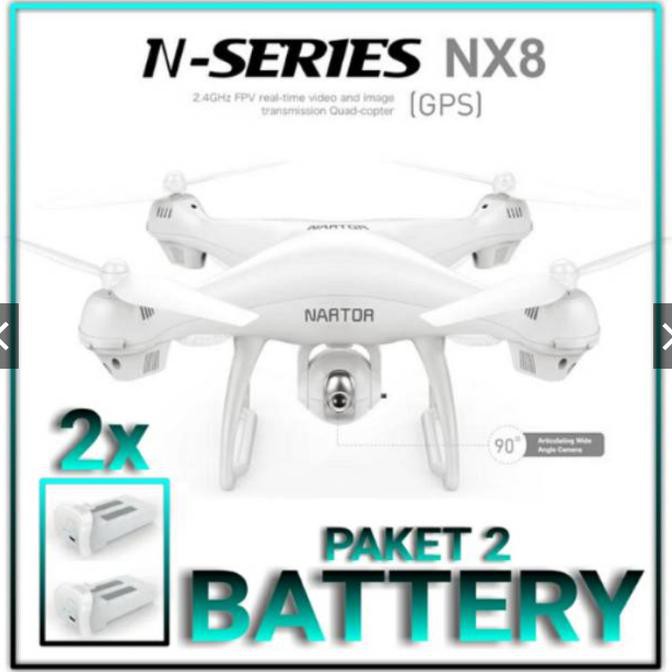 DRONE NARTOR NX8 - DRONE GPS TERMURAH BISA ANGKAT CAMERA ACTION CAM