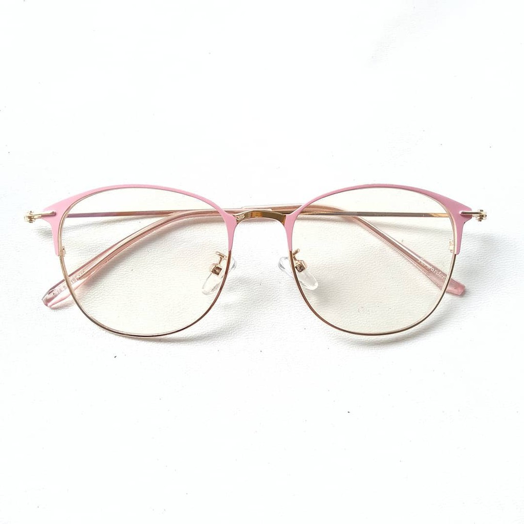 Frame Oval Metal Pink 2174