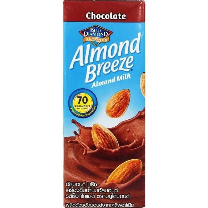 

monggo] BLUE DIAMOND ALMOND BREEZE ALMOND MILK 180ML CHOCOLATE COKELAT 180ml