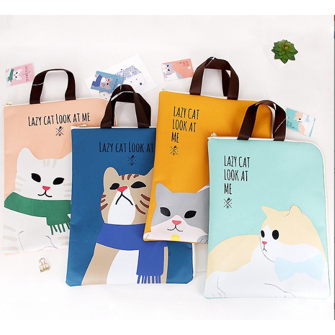 SMC 17 Map Zipper kain Tebal Fancy Cartoon utk document dan Leptop 10 inl